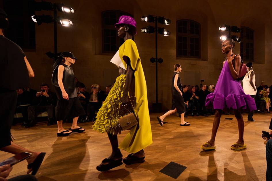 Balenciaga SS26 Paris Fashion Week collection runway