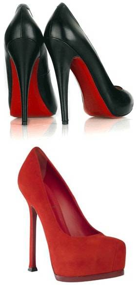 Louboutin wint rode zolen rechtszaak van YSL