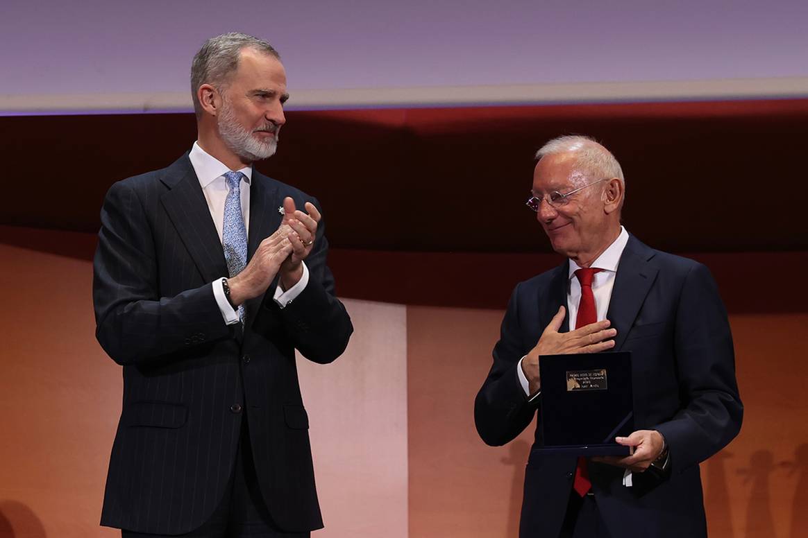 Cérémonie de remise de la 8e édition du prix du Royaume d'Espagne pour l'ensemble de la carrière de l'entreprise Mango