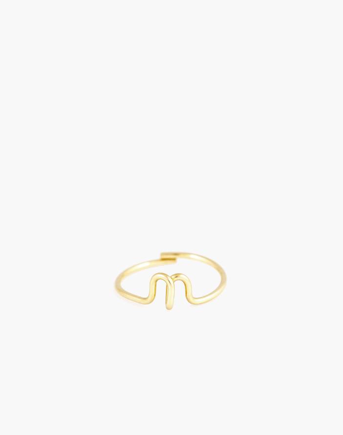 Atelier Paulin™ Poetic Letter Ring | Madewell