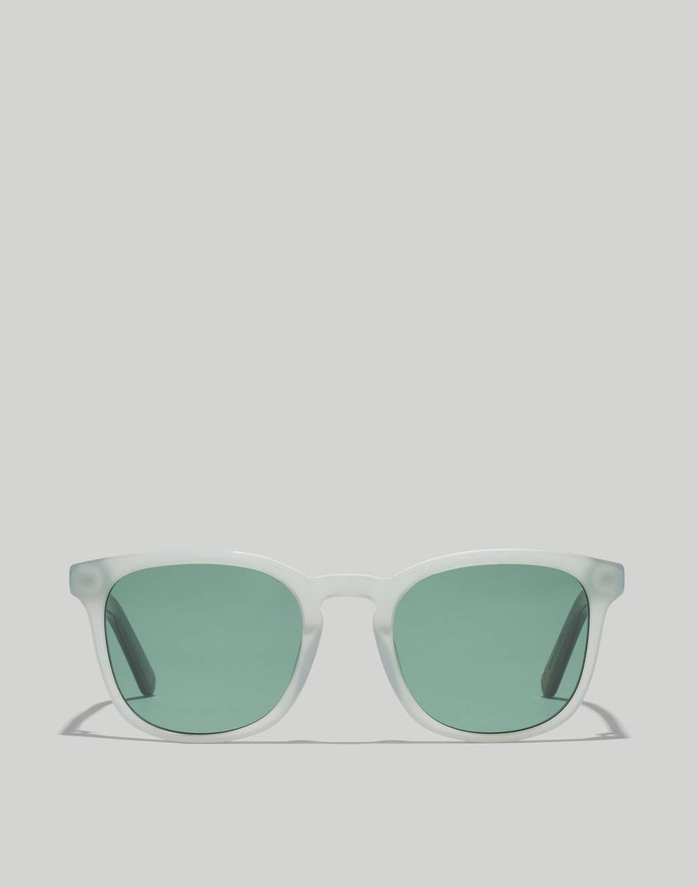 Madewell Ashcroft Blonde Tortoise Frame Green Lens Sunglasses w/ Flexhinge 50mm Madewell | Accessories | Madewell Safton Sunglasses In  main image 4