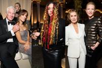 Time de estrelas para a última coleção de Armani em Milão