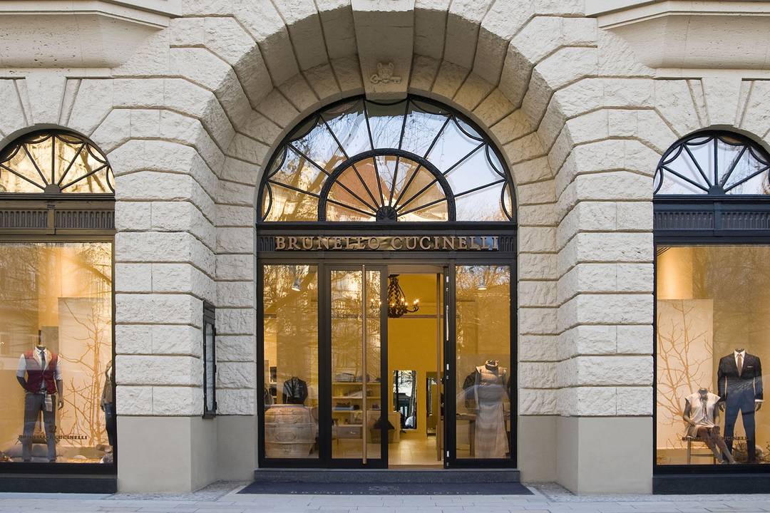 Una boutique di Brunello Cucinelli