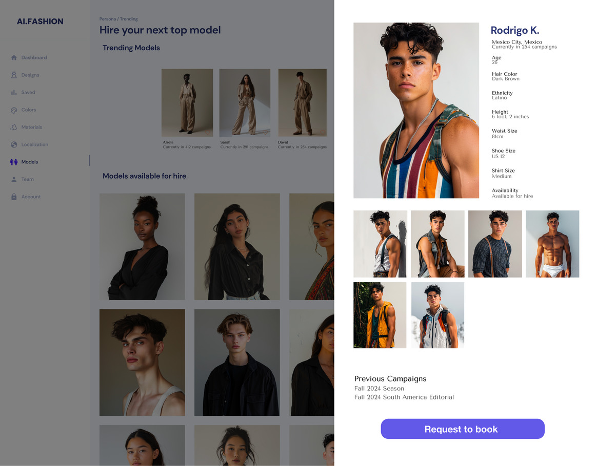 AI.Fashion platform