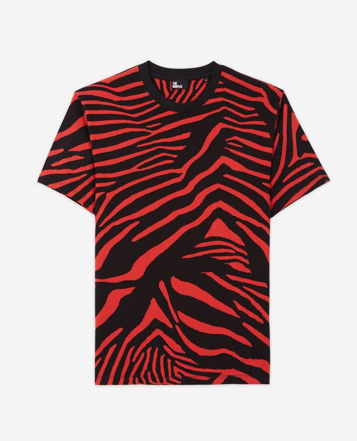 Rotes T-shirt Herren Mit Print | The Kooples