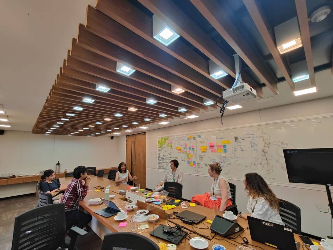 Co-creators of the Fashion Producer Collective at work.