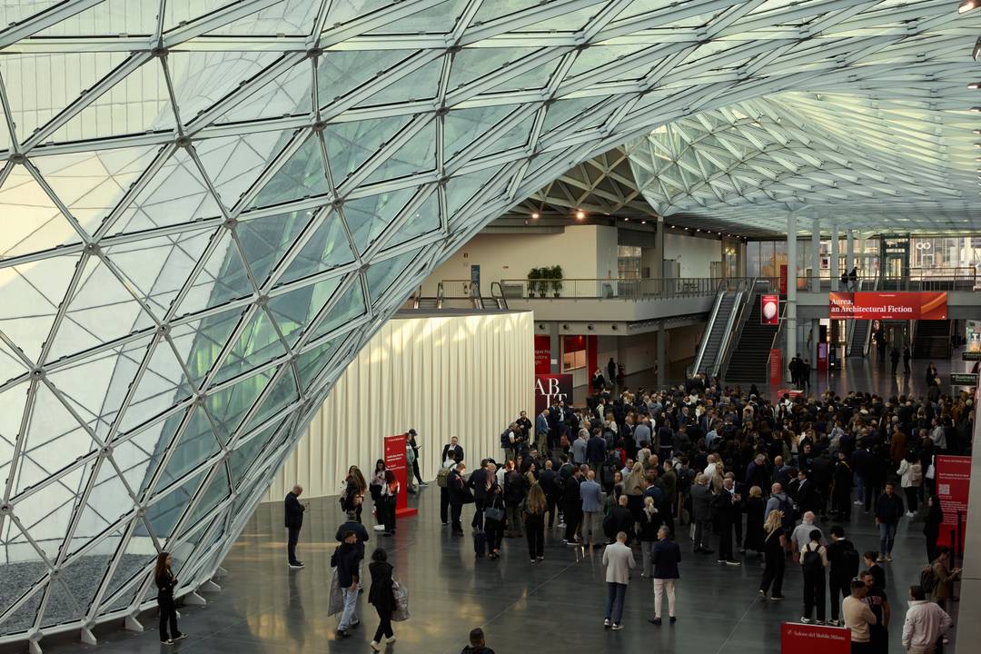 L'ingresso del Salone del mobile