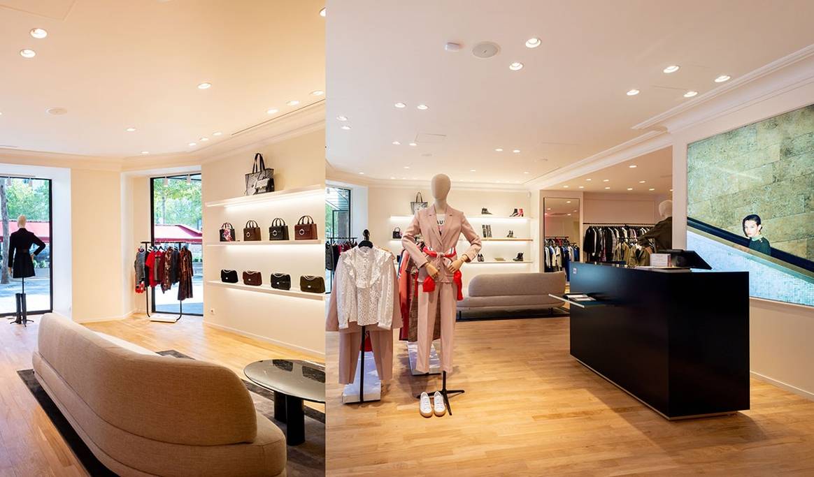 En images : le nouveau flagship de Claudie Pierlot sur les Champs-Elysées