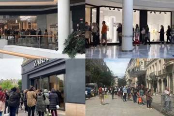 Corsa allo shopping in Francia: code di più di un'ora davanti a Zara