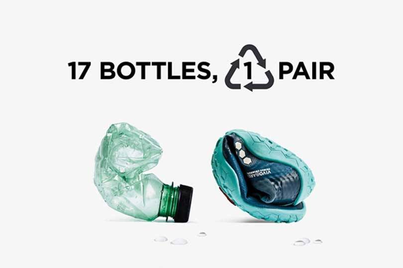 Vivobarefoot выпустил коллекцию обуви из переработанных пластиковых бутылок