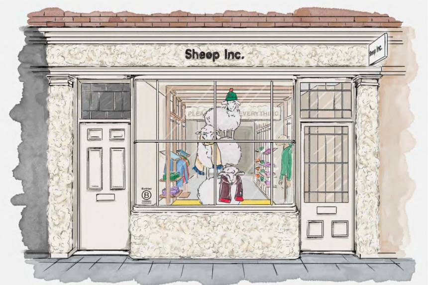 Sheep Inc. flagship store in London's Soho
