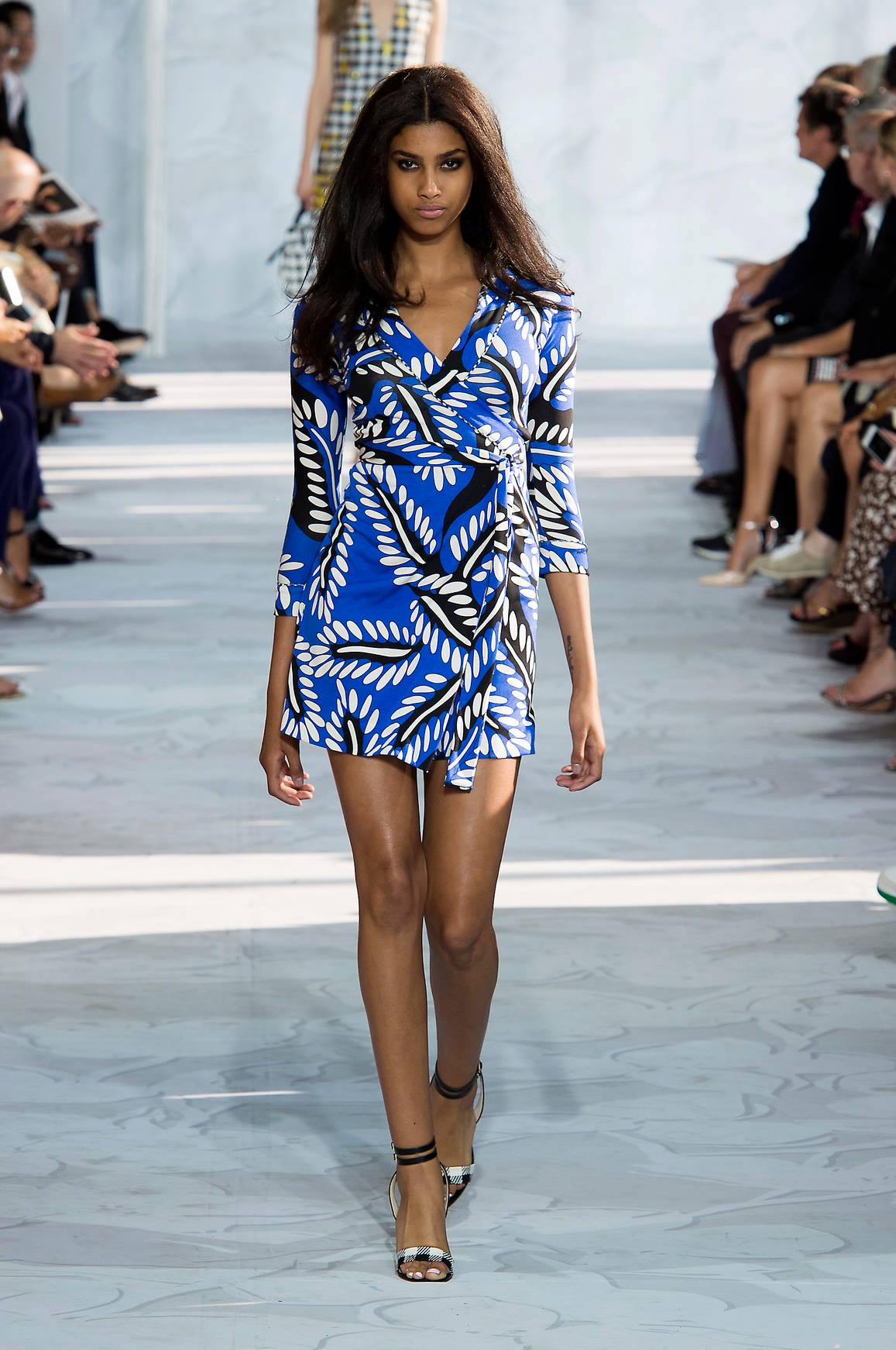A short version of the wrap dress. Credit: Launchmetrics Spotlight, DVF SS15