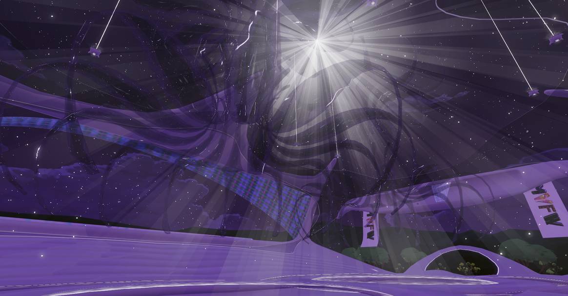 Image: Decentraland, MVFW Venue