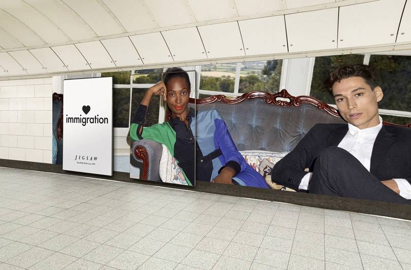 Jigsaw launches pro-immigration campaign for AW17