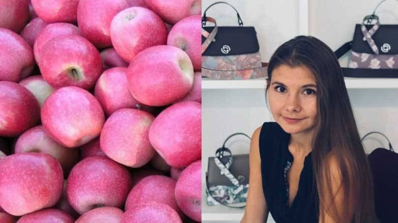 Tejidos Innovadores Sostenibles: Bolsos hechos de manzanas