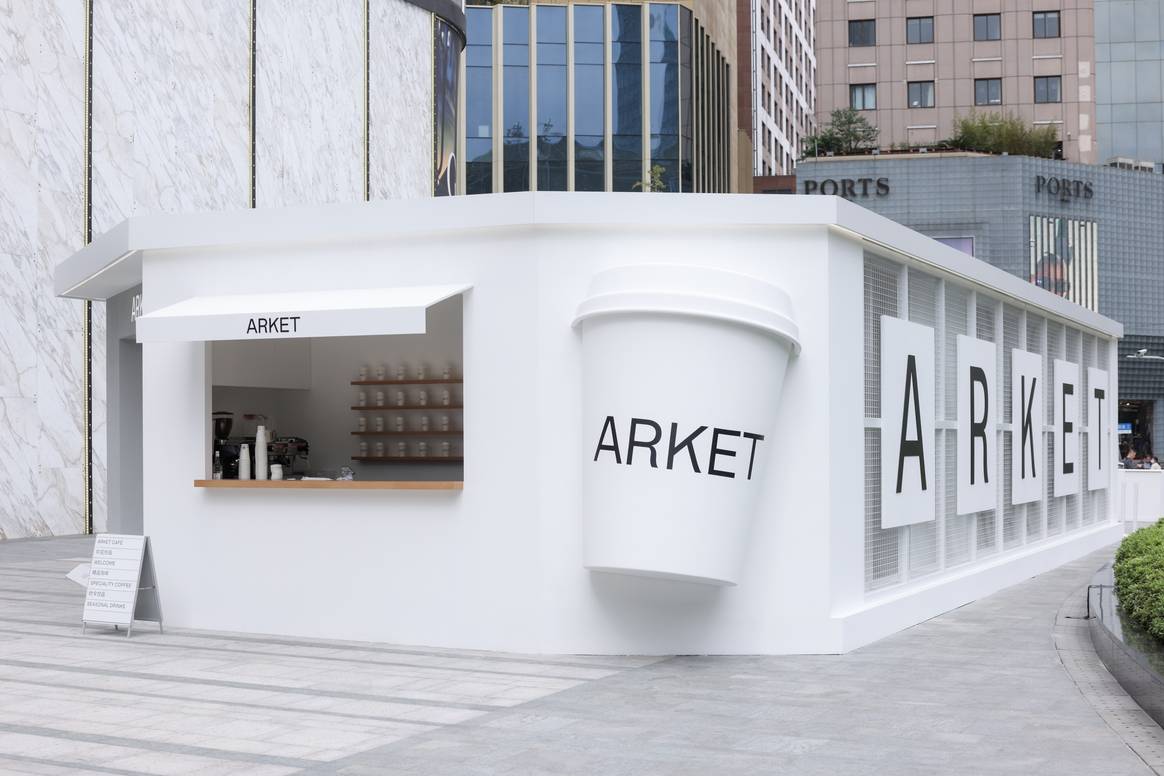 Arket-Cafe im Shanghai Pop-up