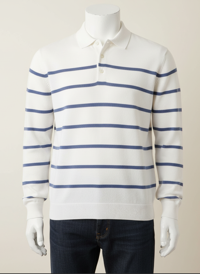 Men's polo Neck sweater.
