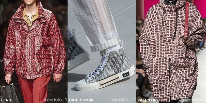 Fast Fashion Print-Richtungen der Männermode F/S20