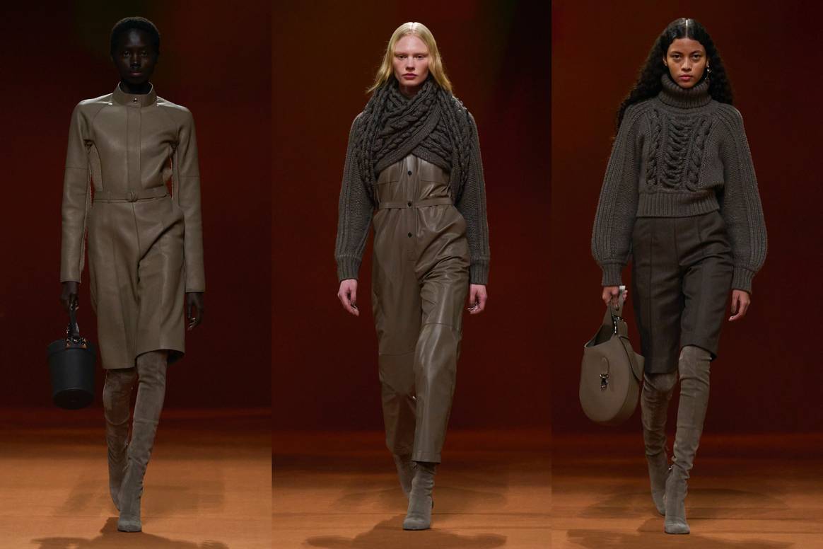 Hermès FW23. Imagen: Spotlight Launchmetrics