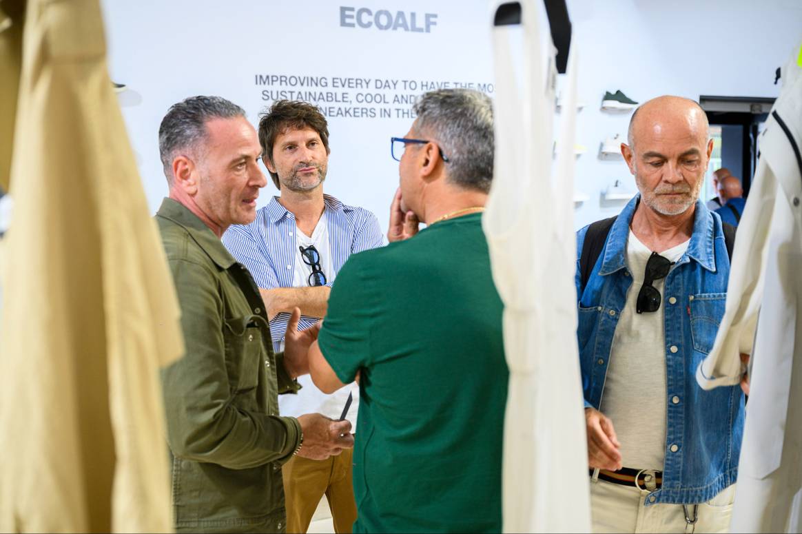 The stand of Ecoalf. Image: Pitti Immagine Uomo