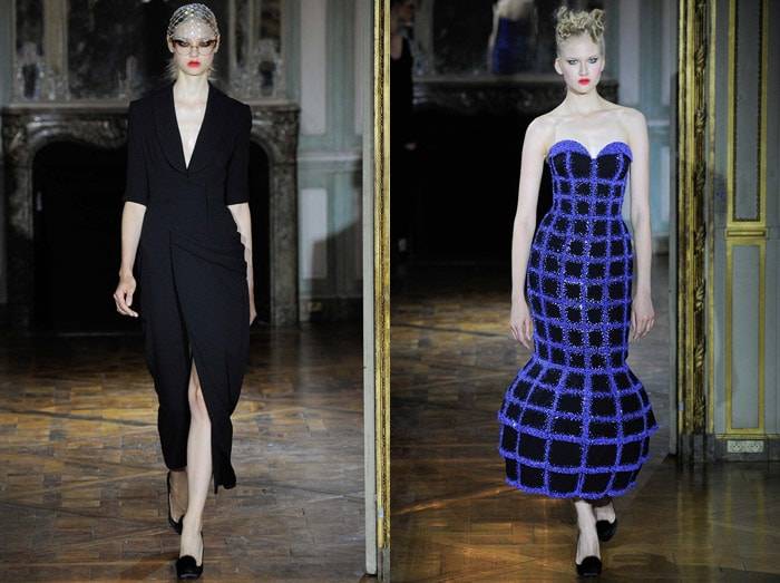 Una florida colección de Donatella Versace abrió alta costura en París