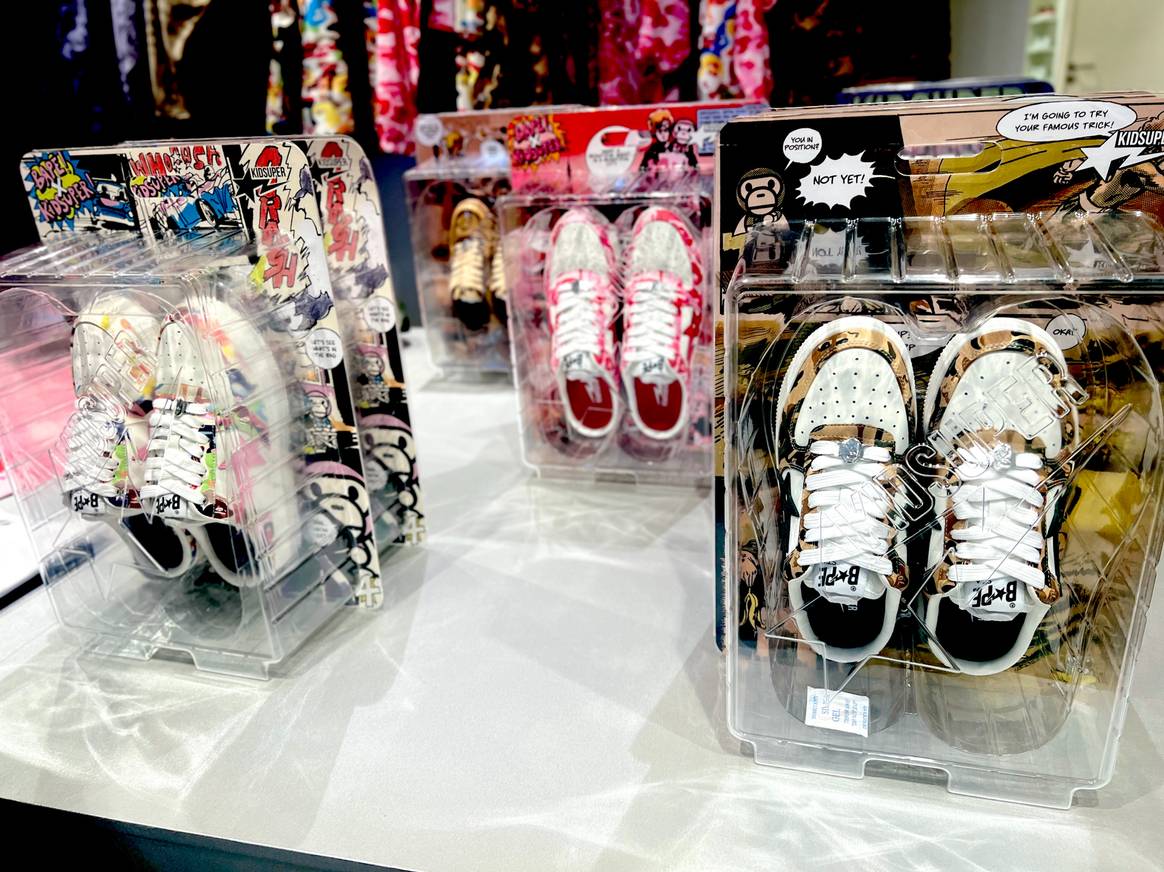 Sneakers KidSuper x BAPE