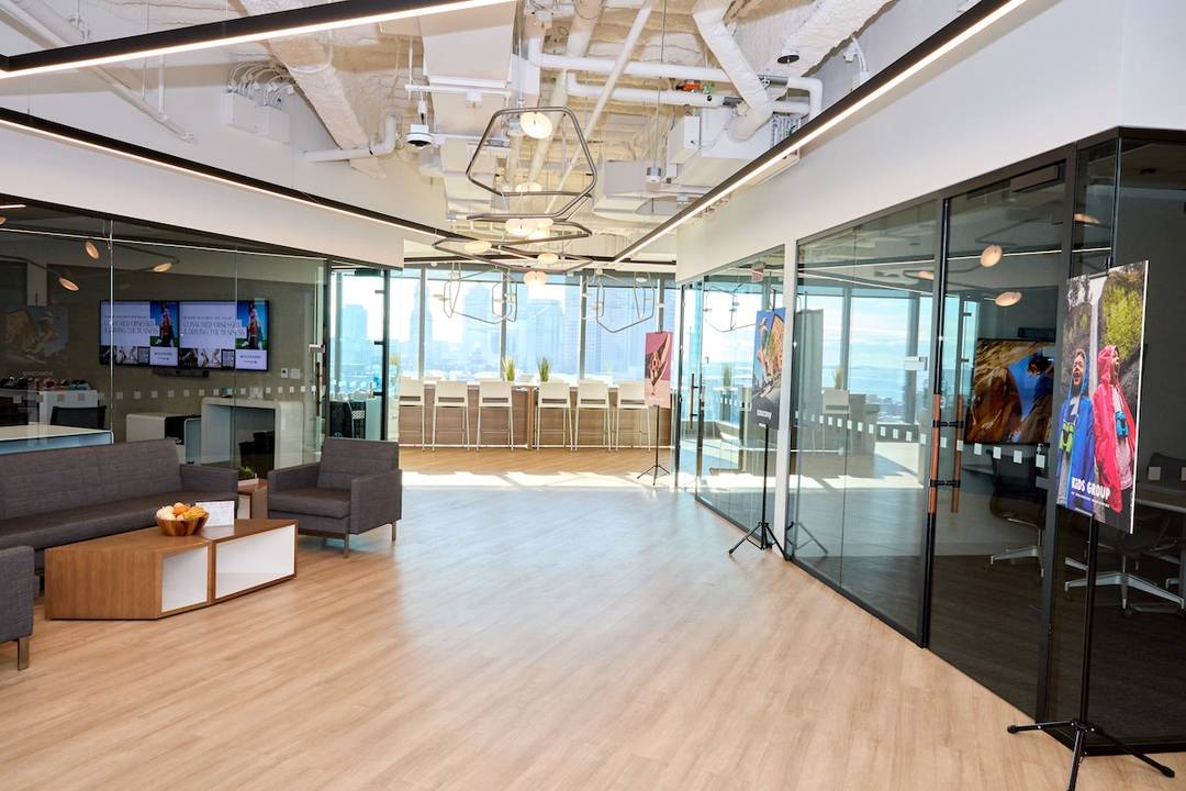 Blick in den neuen „Innovation Hub“ von Wolverine World Wide in Boston