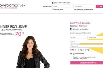 Showroomprivé si quota a Parigi il 30 ottobre