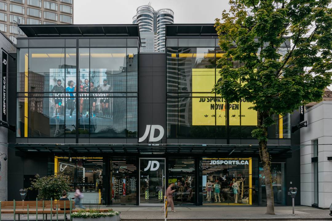 JD Sports, Vancouver flagship store.