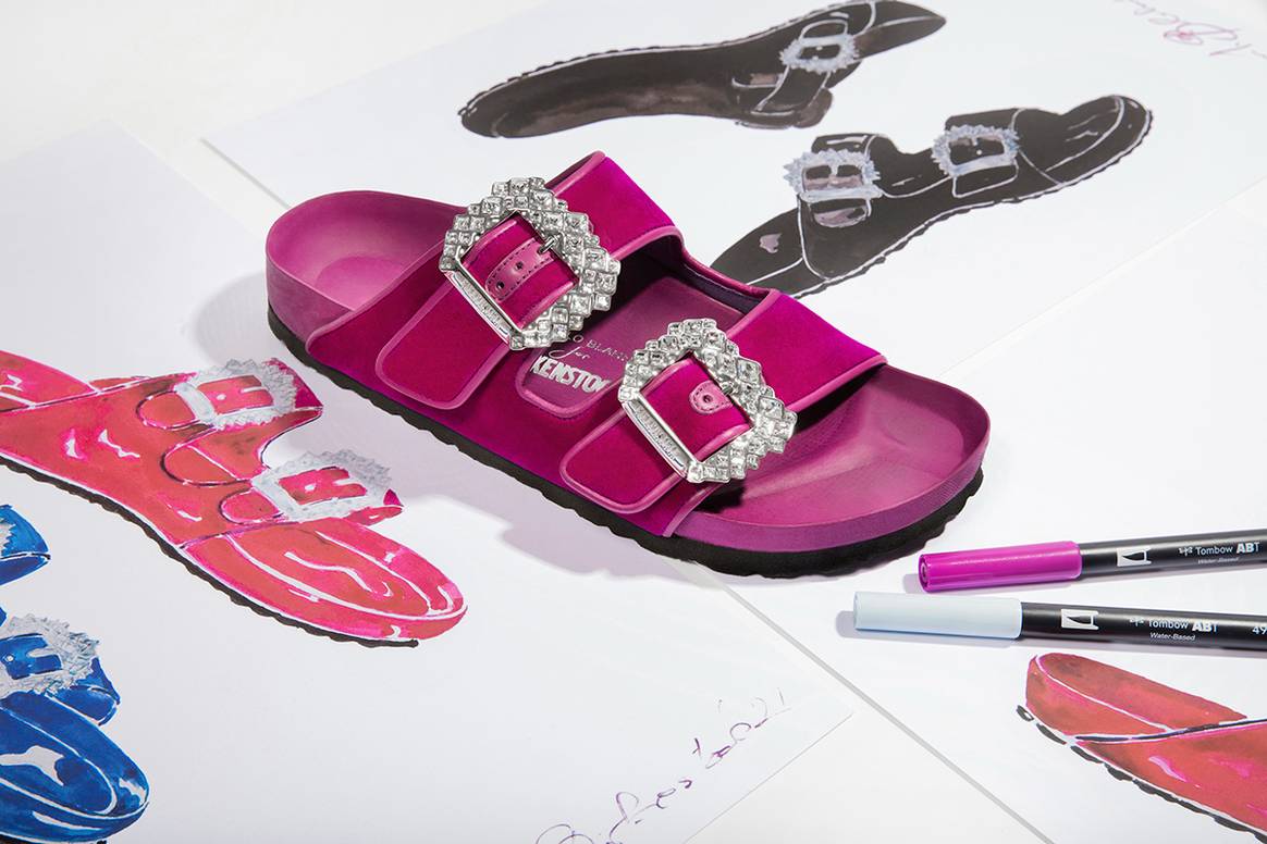 Photo Credits: Manolo Blahnik X Birkenstock, colección cápsula. Fotografía de cortesía.
