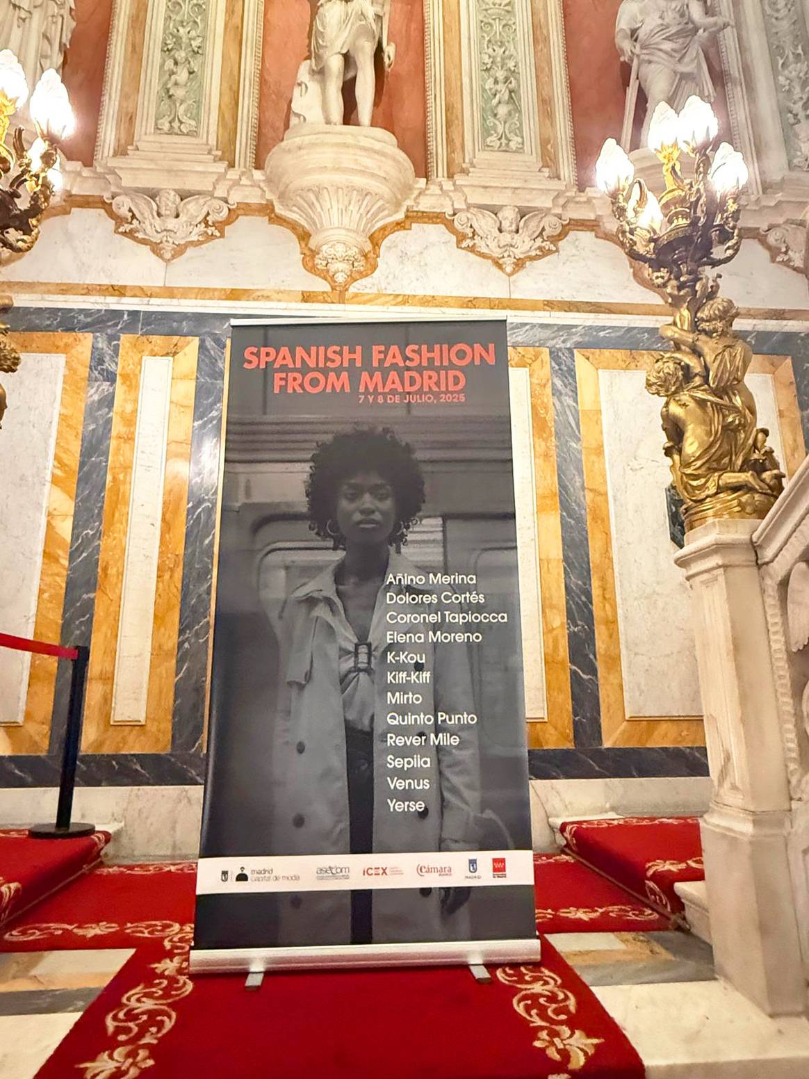 Interior del Palacio de Santoña de Madrid durante la celebración de la primera edición de “Spanish Fashion from Madrid”, los días 7 y 8 de julio de 2025.