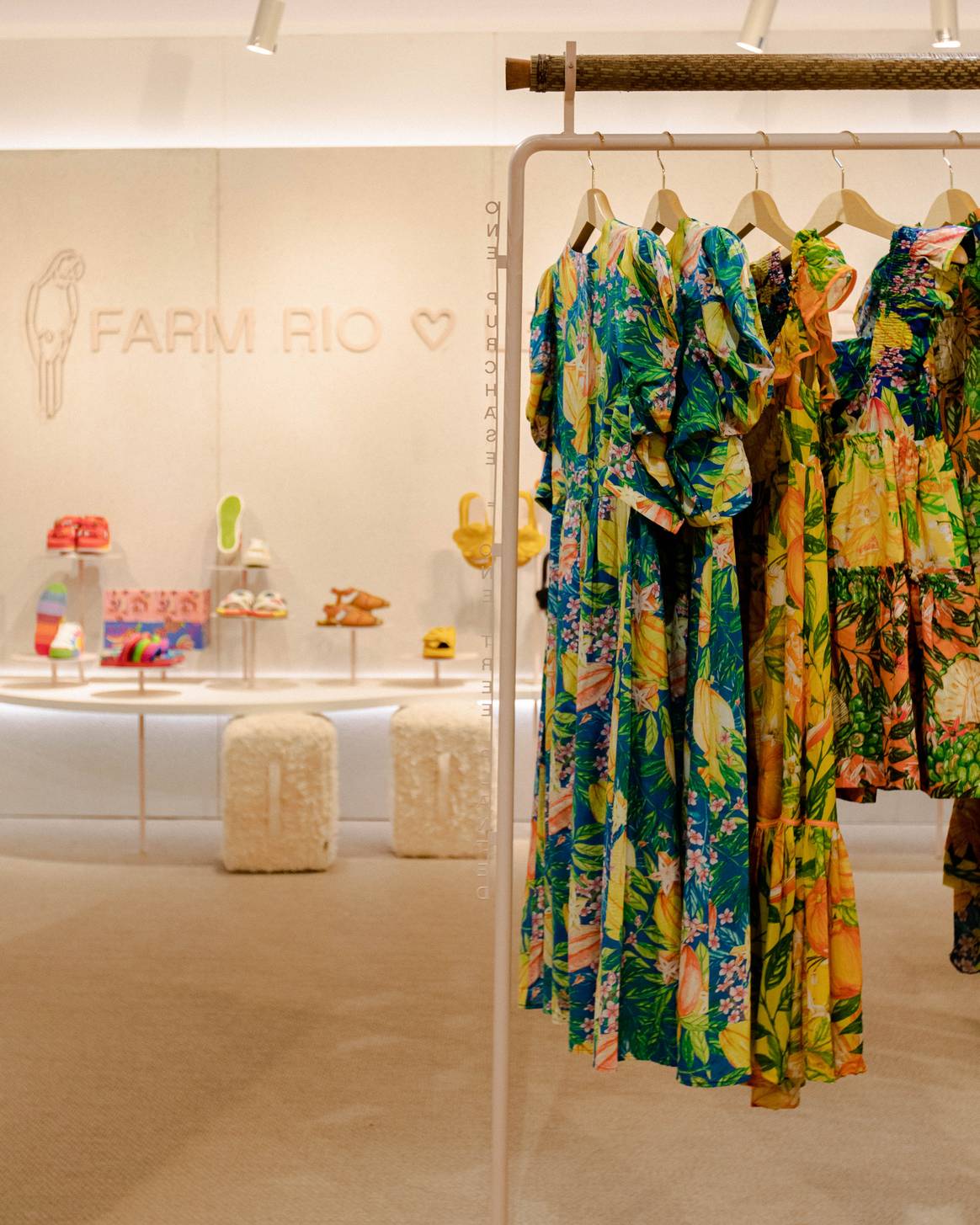 Pop-up Farm Rio au Bon Marché Rive Gauche, photo : Flavia Ribeiro, Farm Rio