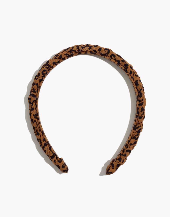 Skinny Puffy Braided Headband | Madewell