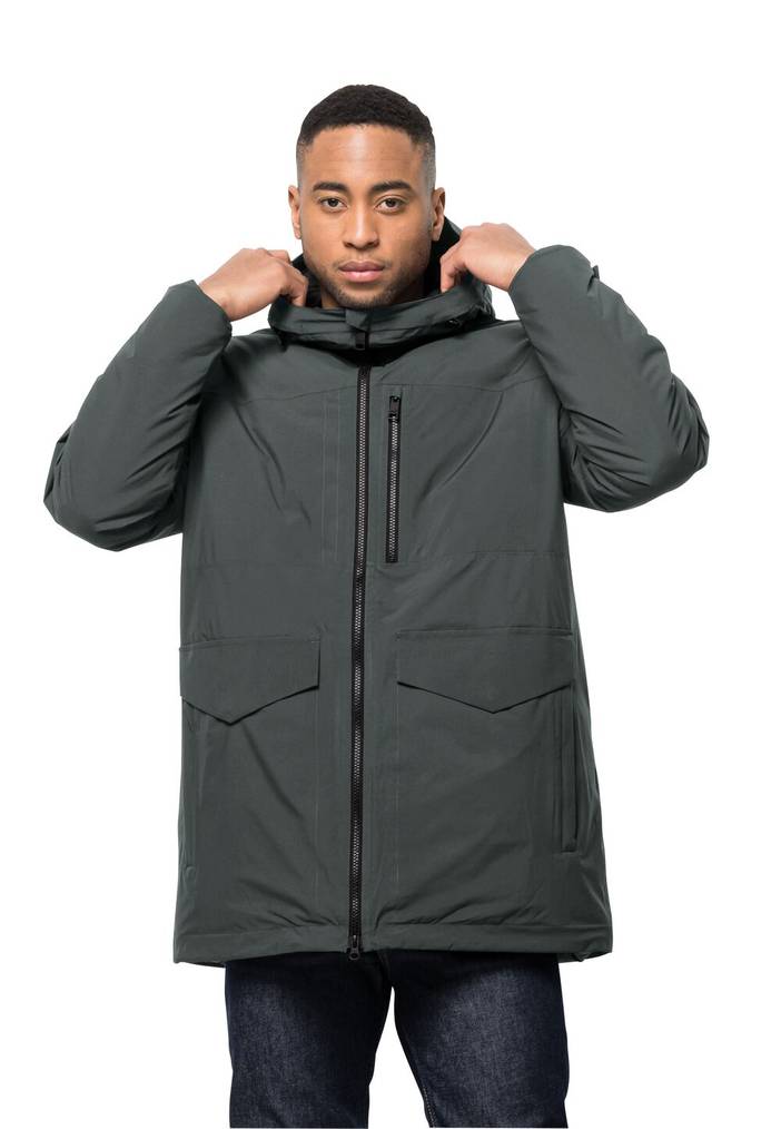 Koenigsbau Parka Men Waterdichte winterjas Heren XXL slate green slate green | Jack Wolfskin