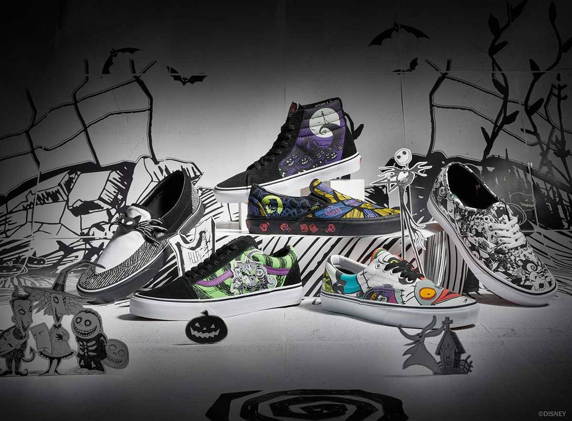 Vans en Disney brengen hommage aan The Nightmare Before Christmas, Tim Burtons cultklassieker