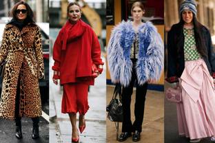 New York Fashion Week FW25 streetstyle: Rood, bont en luipaardprint