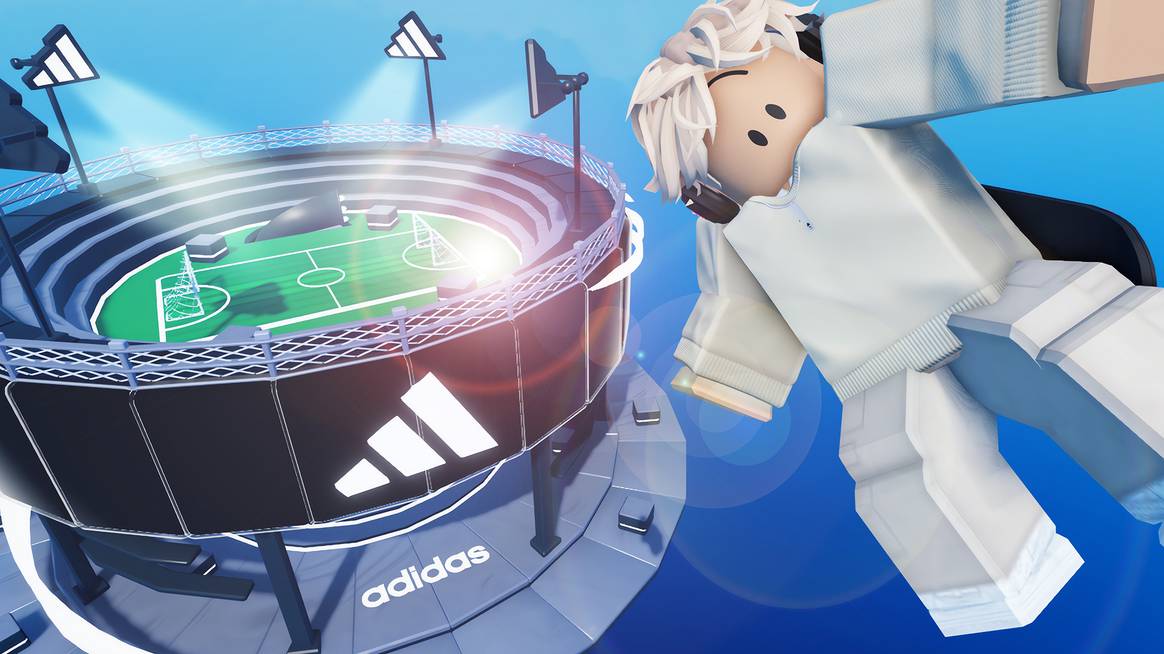 Adidas x Rush X collaboration on Roblox