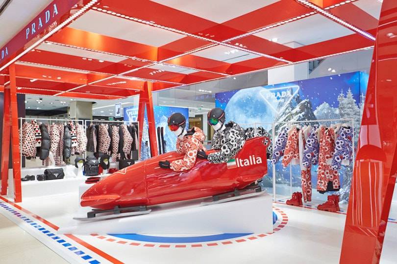 В ЦУМе открыто pop-up пространство Prada On Ice