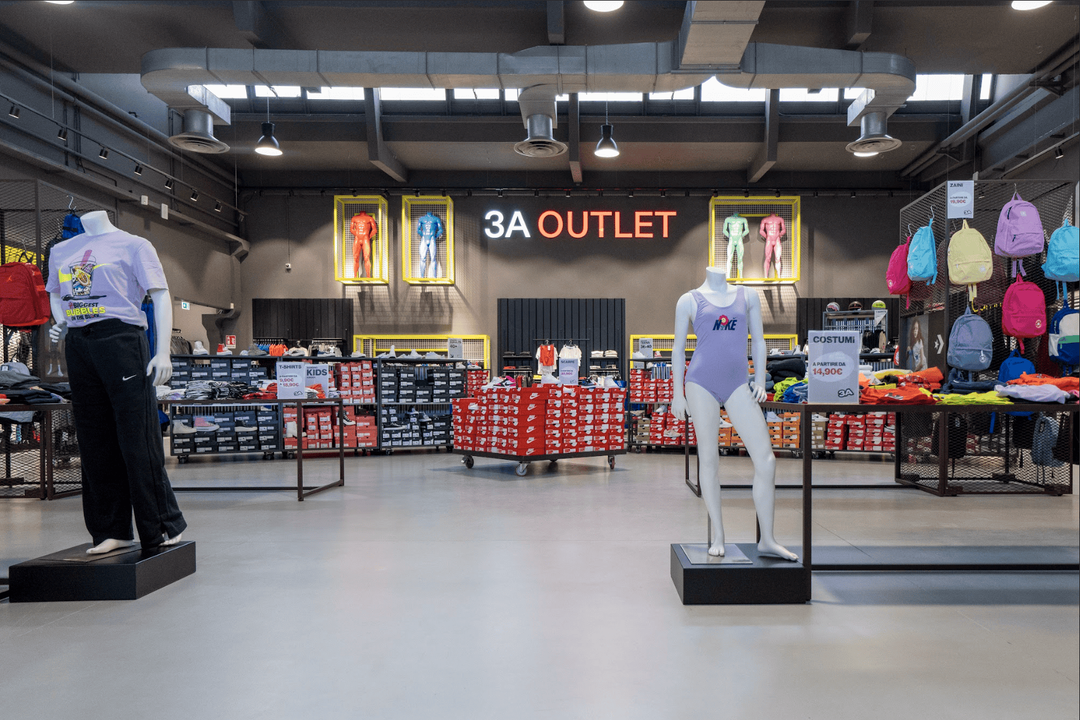 3A Outlet si trova a Cavaion Veronese, in provincia di Verona
