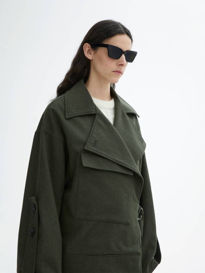 Aviator wool jacket | House of Dagmar
