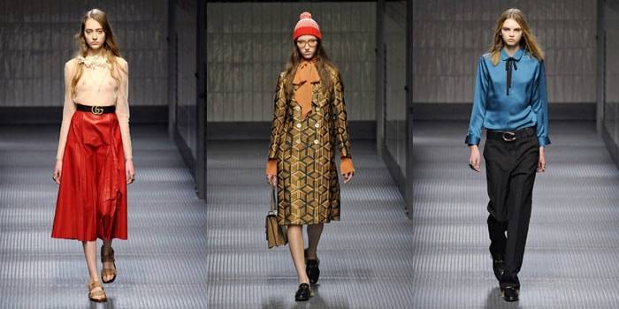 MFW: Gucci continua a giocare con l'ambiguità