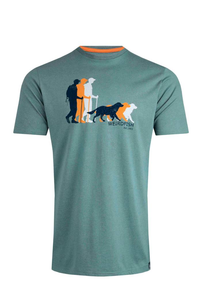 Man's Best Friend Eco Graphic T-Shirt Mineral | Weird Fish