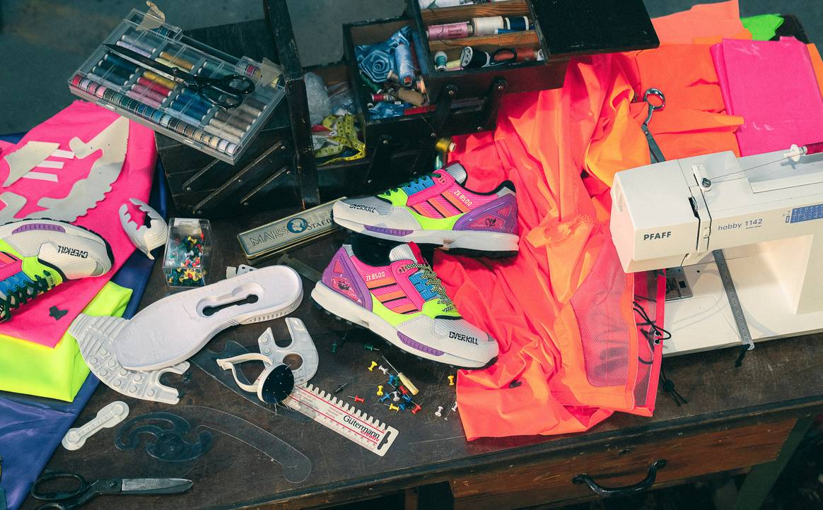 Graffiti an den Füßen: Adidas kollaboriert mit Overkill