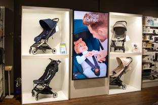 Bütema AG stattet baby-walz GmbH mit Digital Signage aus