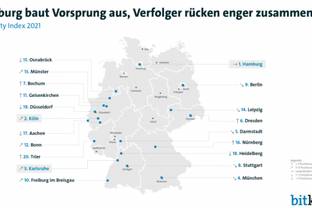 Bitkom-Ranking: Hamburg ist Deutschlands smarteste Stadt