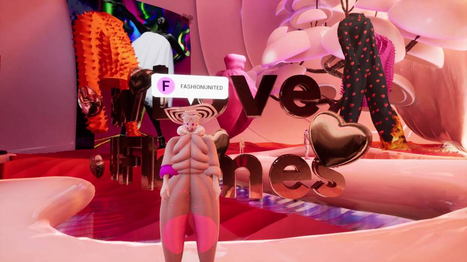 FashionUnited-Avatar im Kampagnen-Raum | Bild: H&M