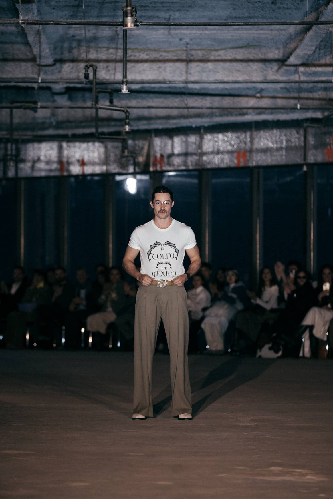 Patricio Campillo y su t-shirt de El Golfo de México.