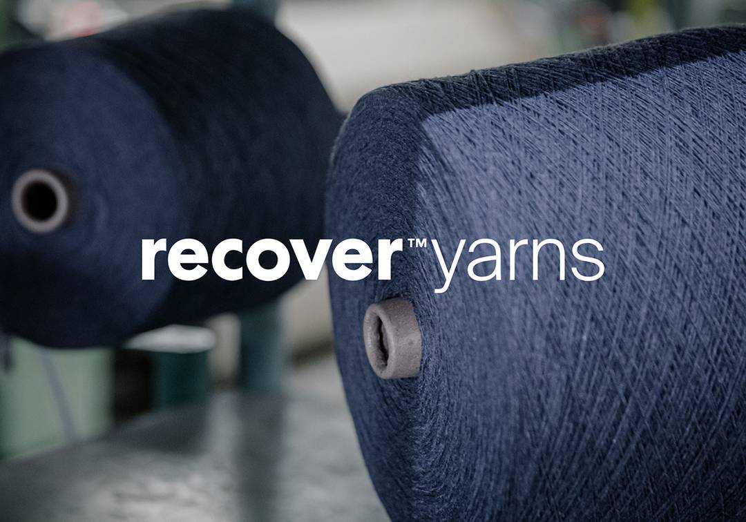 Filato di cotone riciclato della nuova famiglia di prodotti “Recover Yarns” di Recover.
