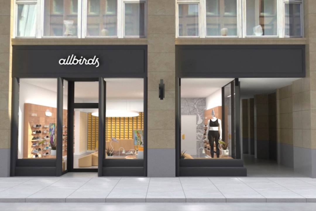 Il negozio Allbirds di Amburgo
