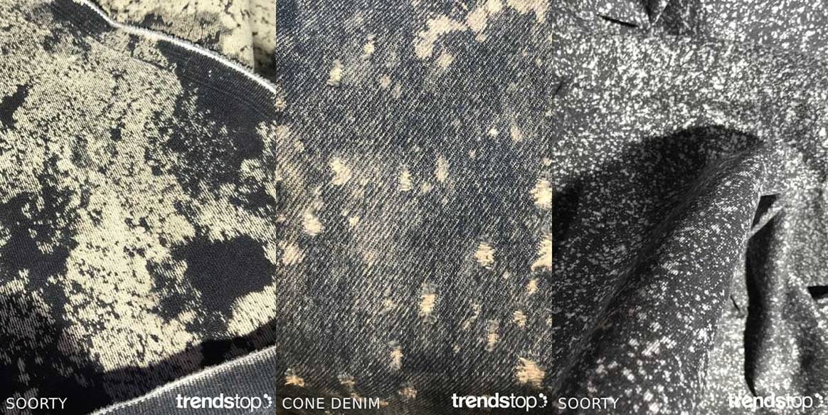 Immagine per gentile concessione di Trendstop, da sinistra a destra:
Soorty, Cone Denim, Soorty,
 tutto primavera estate 2020.